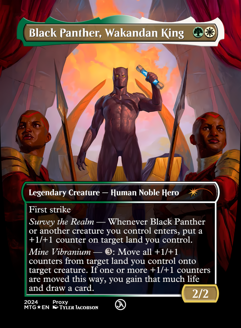 Black Panther, Wakandan King [Borderless]