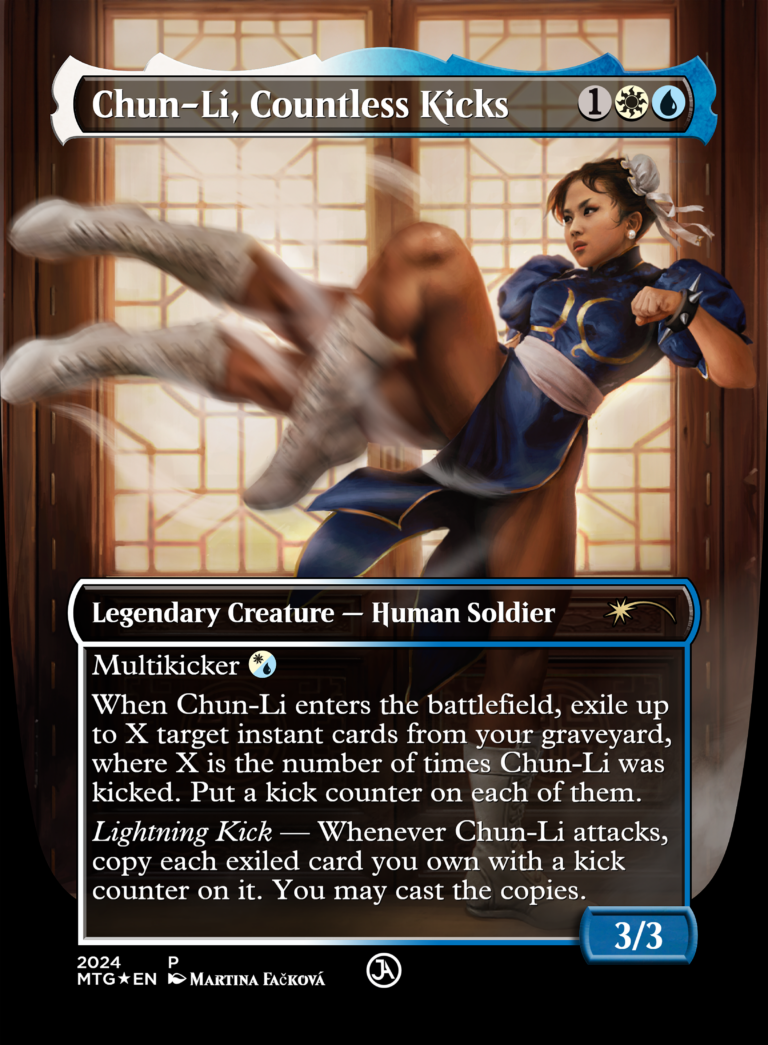 Chun-Li, Countless Kicks [Borderless]