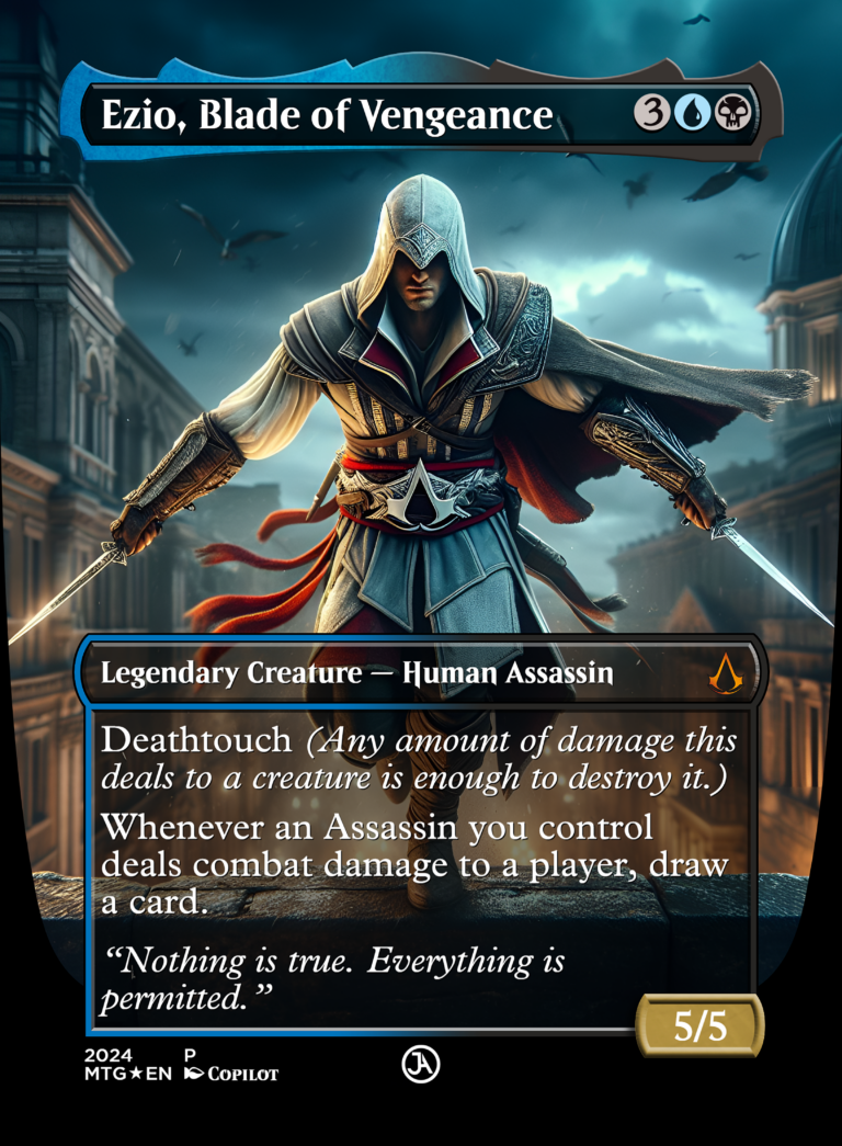 Ezio, Blade of Vengeance [Borderless, Alt, AI]