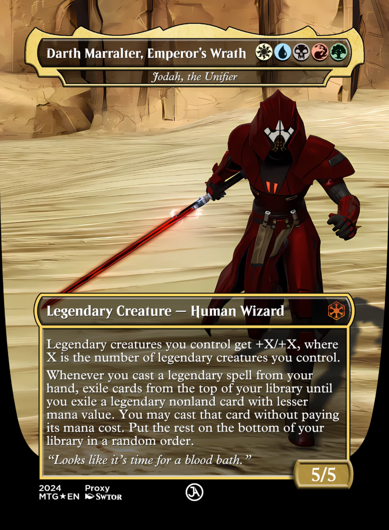 Jodah, the Unifier (Darth Marralter, Emperor’s Wrath)