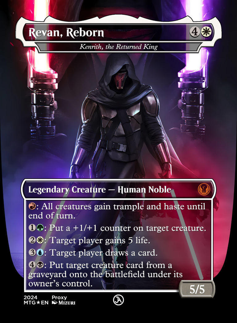 Kenrith, the Returned King (Revan, Reborn) [Borderless, Alt]