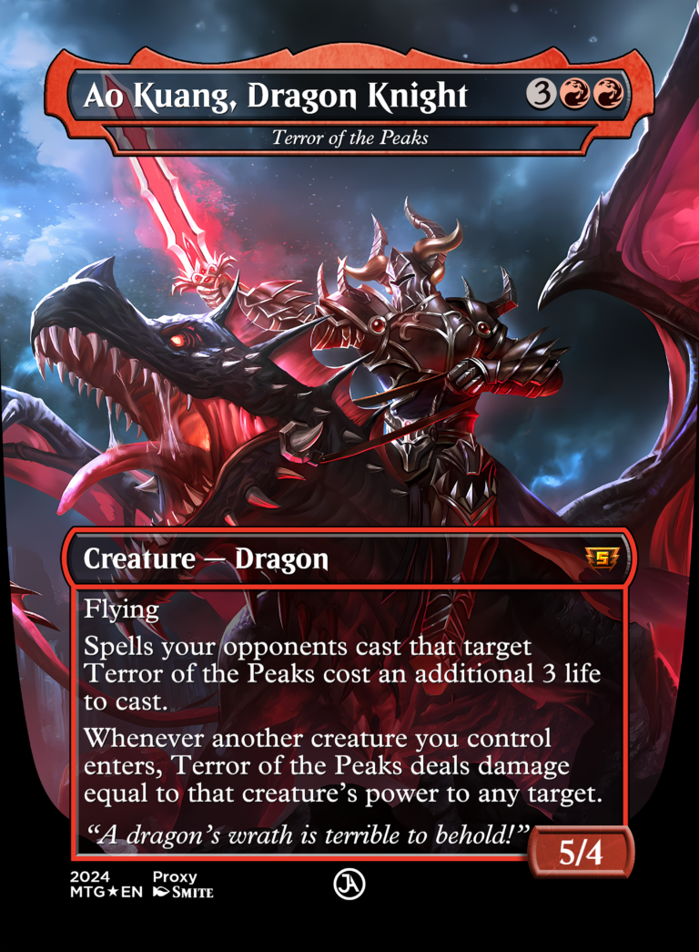 Terror of the Peaks (Ao Kuang, Dragon Knight) [Borderless, Alt]